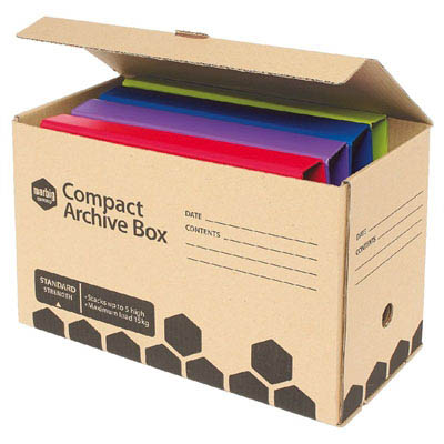 Image for MARBIG ARCHIVE BOX COMPACT PACK 2 from MOE Office Products Depot Mackay & Whitsundays