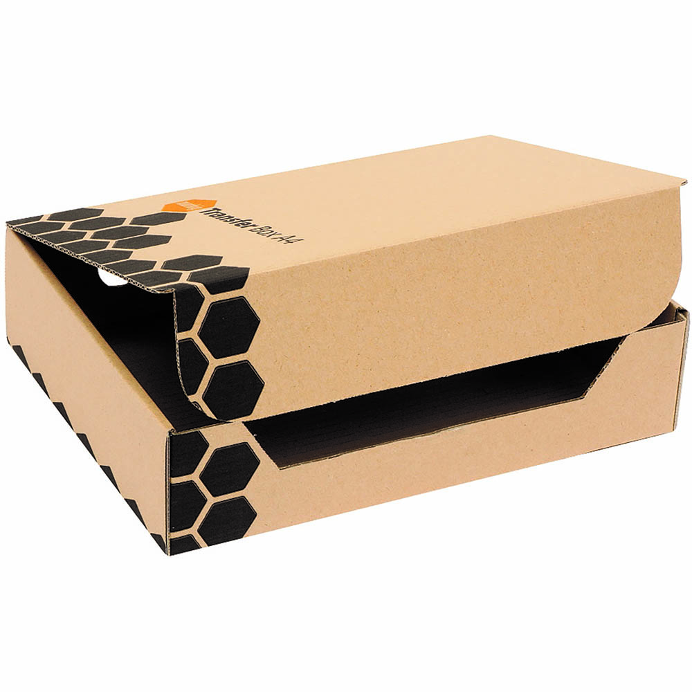 Image for MARBIG ENVIRO TRANSFER BOX A4 PACK 5 from OFFICEPLANET OFFICE PRODUCTS DEPOT