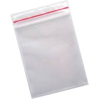 marbig resealable polybags 45 micron 125 x 100mm clear pack 100