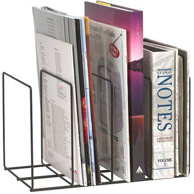 Image for MARBIG WIRE MAGAZINE RACK BLACK from Barkers Rubber Stamps & Office Products Depot