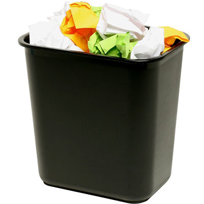 Image for MARBIG ENVIRO WASTE BIN 12 LITRE BLACK from O'Donnells Office Products Depot