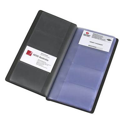 Image for MARBIG BUSINESS CARD FILE 208 CAPACITY BLACK from MOE Office Products Depot Mackay & Whitsundays