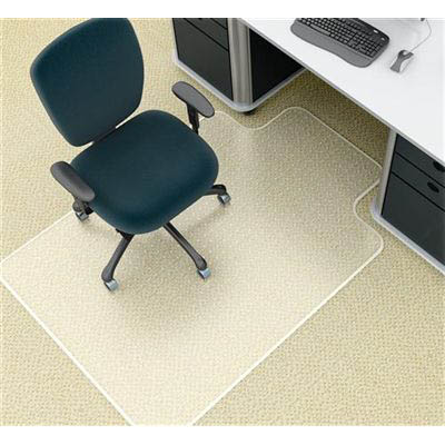 Image for MARBIG ROLLAMAT CHAIRMAT PVC KEYHOLE MEDIUM PILE CARPET 910 X 1210MM from Albany Office Products Depot