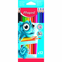 maped pulse colouring pencils box 12 assorted
