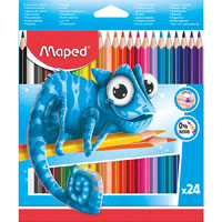 maped pulse colouring pencils box 24 assorted