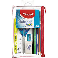 maped school pack transparent pack 10