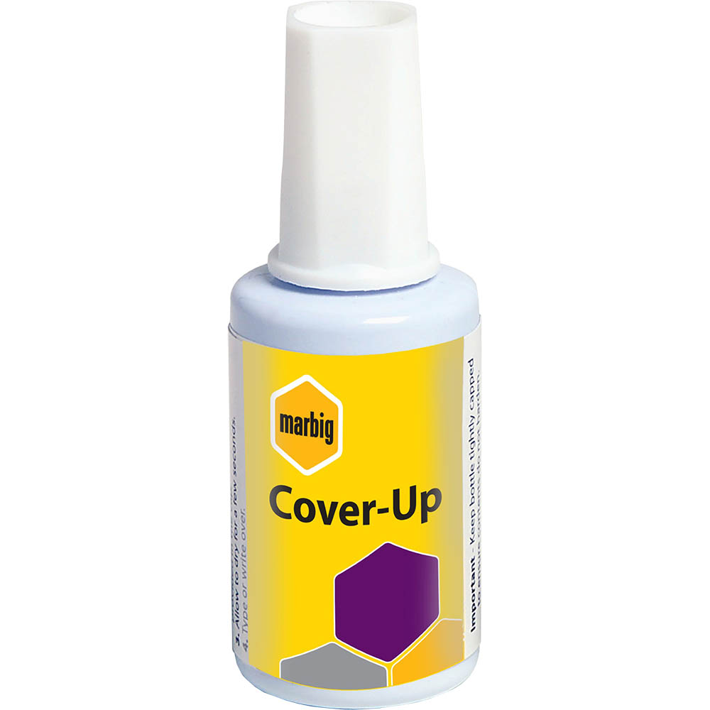 Image for MARBIG COVER-UP CORRECTION FLUID 20ML from MOE Office Products Depot Mackay & Whitsundays