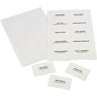 rexel id convention badge insert cards white pack 250