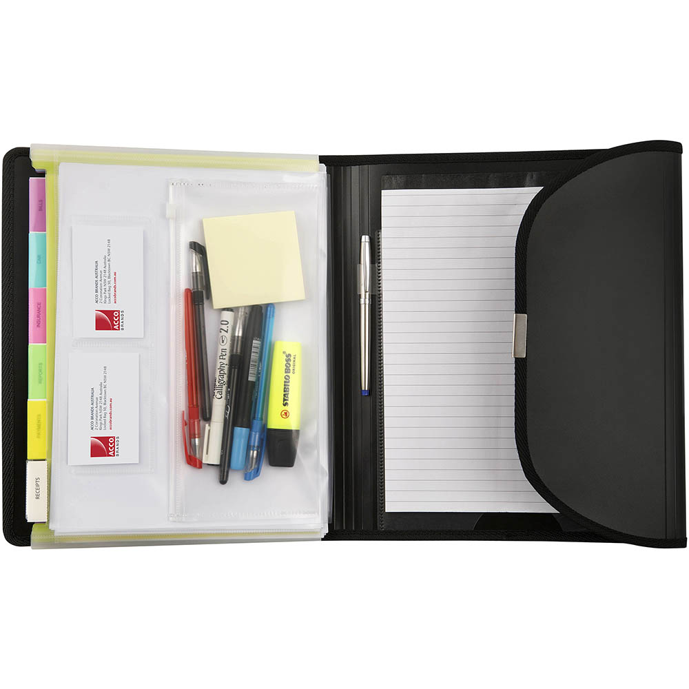 Image for MARBIG COMPENDIUM 5 POCKET A4 BLACK from Ross Office Supplies Office Products Depot