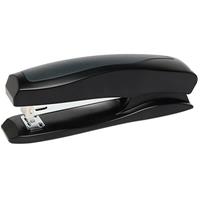 marbig desktop plastic full strip stapler black