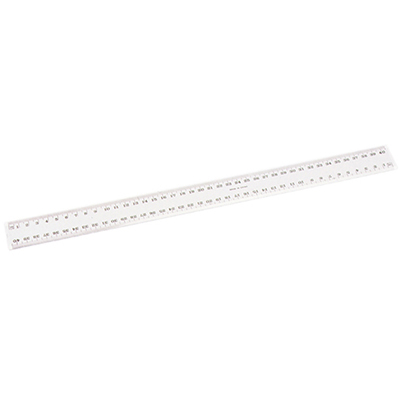 Image for MARBIG RULER METRIC 400MM CLEAR from Ross Office Supplies Office Products Depot