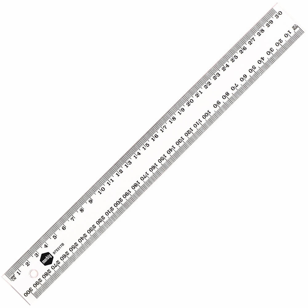 Image for MARBIG RULER METRIC 300MM CLEAR from Margaret River Office Products Depot