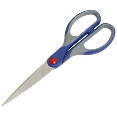 Image for MARBIG COMFORT GRIP SCISSORS LEFT/RIGHT HAND 182MM BLUE from Ross Office Supplies Office Products Depot