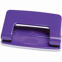 marbig small 2 hole punch assorted