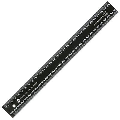 Image for MARBIG ENVIRO RECYCLED RULER 300MM BLACK from MOE Office Products Depot Mackay & Whitsundays