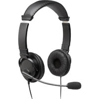 kensington hi-fi headphones with microphone black
