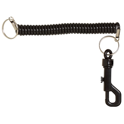 Image for REXEL ID SPIRAL CORD WITH KEY RING HEAVY DUTY BLACK from Total Supplies Pty Ltd