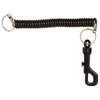 rexel id spiral cord with key ring heavy duty black