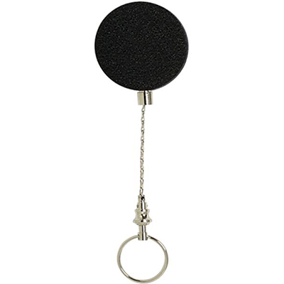 Image for REXEL ID RETRACTABLE METAL KEY HOLDER REEL STEEL CABLE BLACK from OFFICEPLANET OFFICE PRODUCTS DEPOT