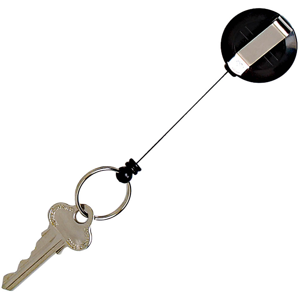 Image for REXEL RETRACTABLE KEY HOLDER MINI NYLON CORD HANGSELL from Ross Office Supplies Office Products Depot
