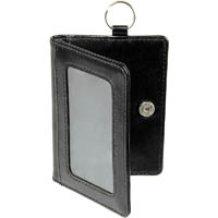 rexel id card holder wallet with key ring black