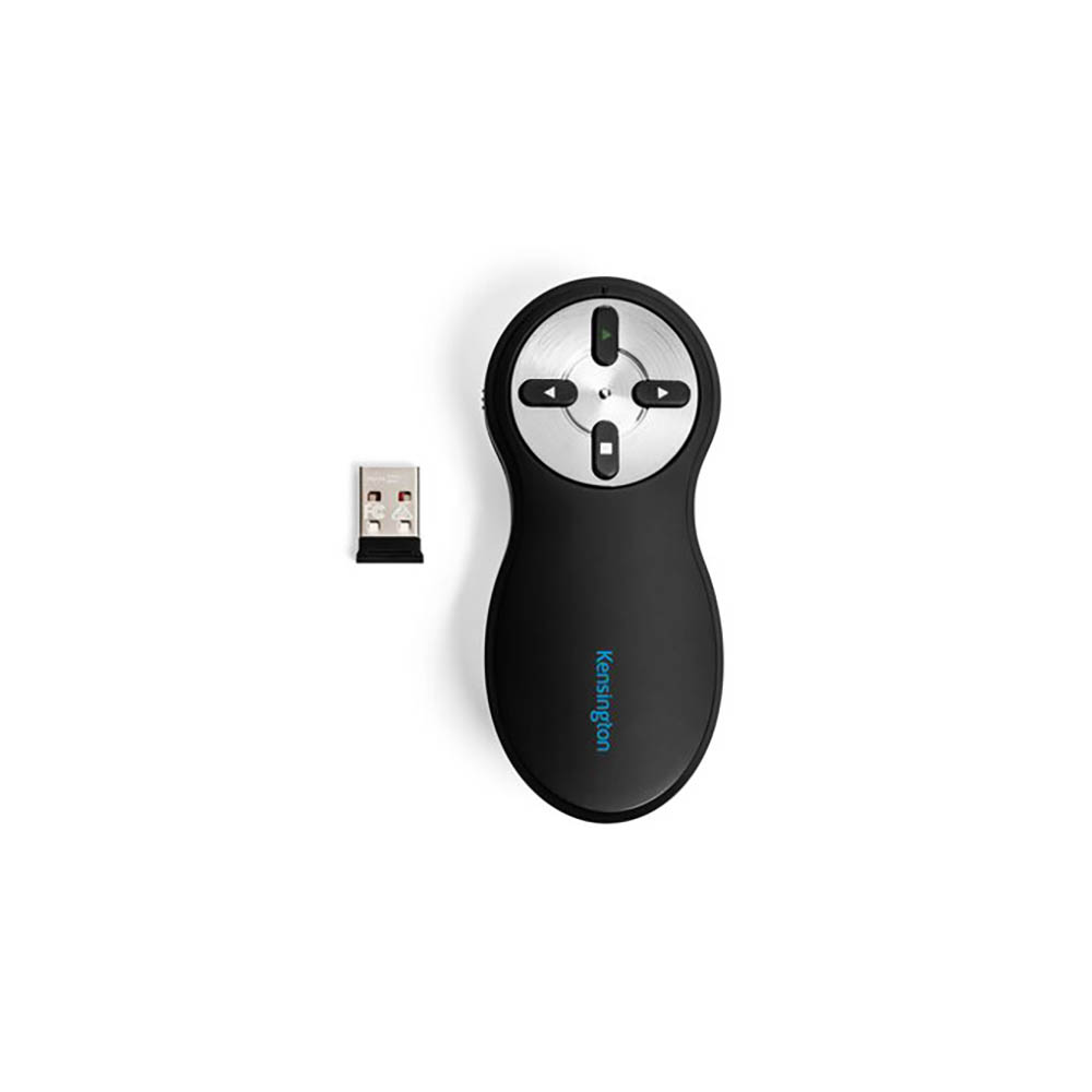 Image for KENSINGTON WIRELESS PRESENTER PRESENTATION REMOTE BLACK from Albany Office Products Depot