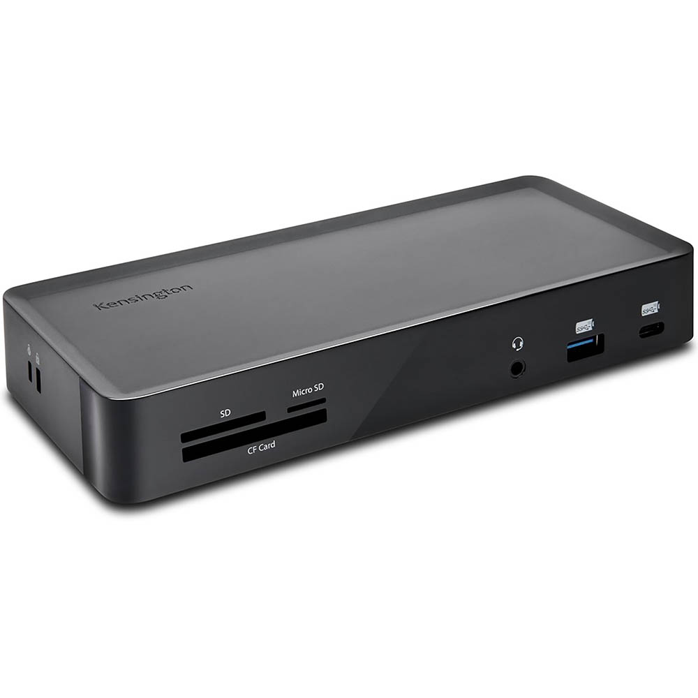 Image for KENSINGTON SD4900P USB-C AND USB 3.0 TRIPLE 4K DOCKING STATION BLACK from Ross Office Supplies Office Products Depot