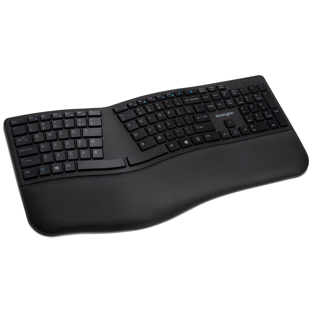 Image for KENSINGTON PRO FIT ERGO WIRELESS KEYBOARD BLACK from MOE Office Products Depot Mackay & Whitsundays