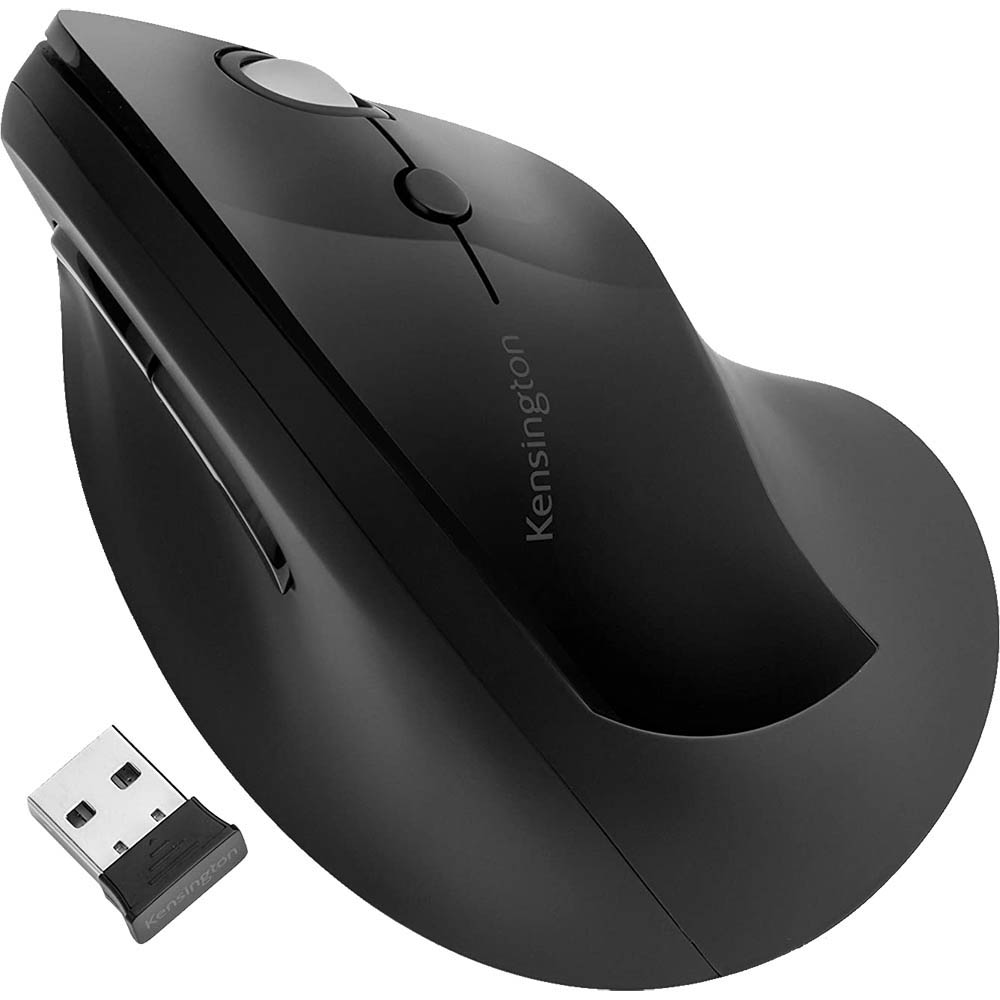 Image for KENSINGTON PRO FIT VERTICAL MOUSE WIRELESS BLACK from MOE Office Products Depot Mackay & Whitsundays