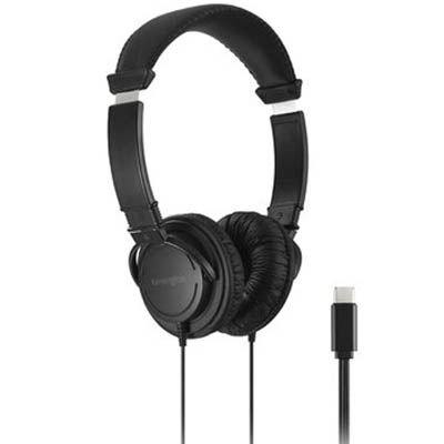 Image for KENSINGTON HI-FI USB-C HEADPHONES BLACK from Ross Office Supplies Office Products Depot
