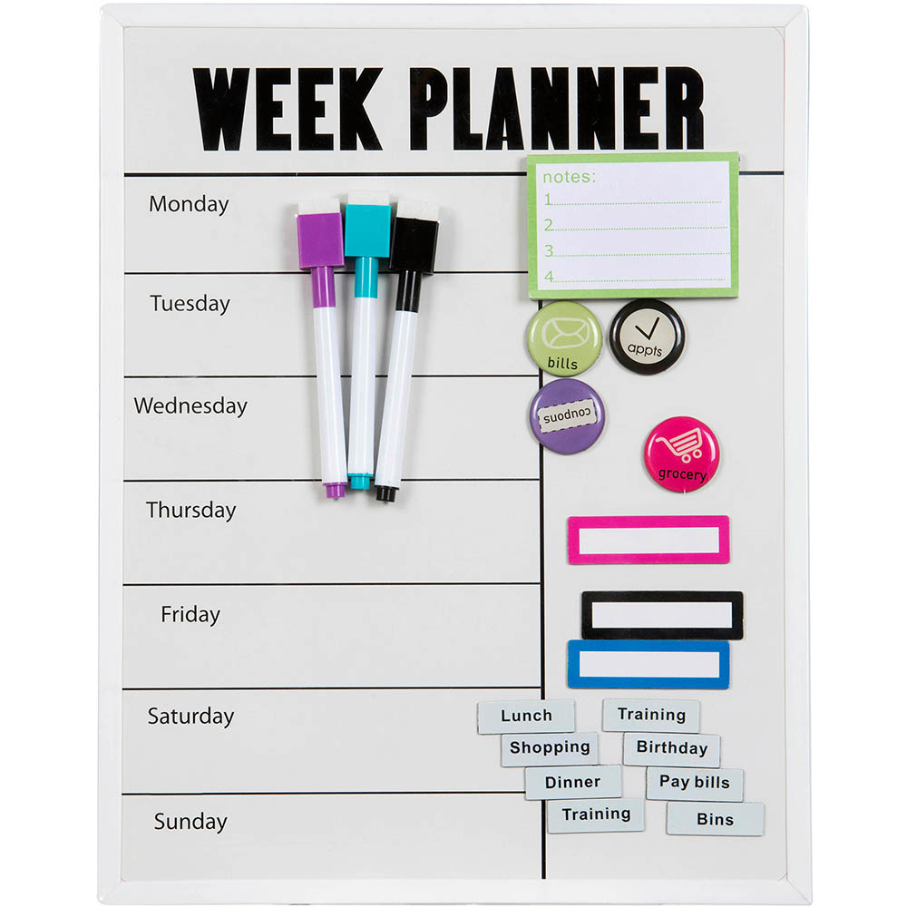 Image for QUARTET WEEKLY PLANNER 280 X 360MM WHITE from Ross Office Supplies Office Products Depot