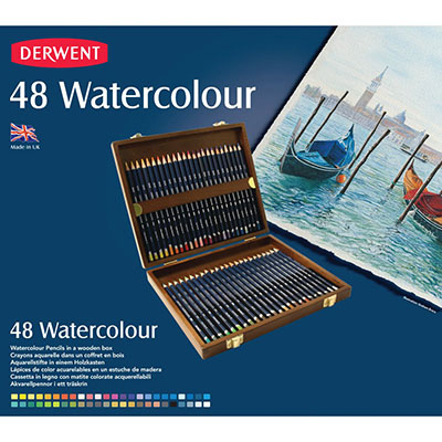 Image for DERWENT WATERCOLOUR PENCIL ASSORTED PACK 48 from MOE Office Products Depot Mackay & Whitsundays