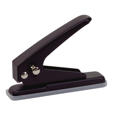 Image for REXEL 1 HOLE PUNCH 19 SHEET BLACK from Ross Office Supplies Office Products Depot