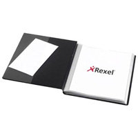 rexel slimview display book non-refillable 36 pocket a4 black