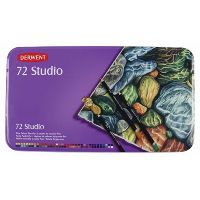 derwent studio pencil assorted tin 72