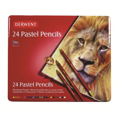 Image for DERWENT PASTEL PENCIL ASSORTED TIN 24 from MOE Office Products Depot Mackay & Whitsundays