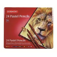 derwent pastel pencil assorted tin 24
