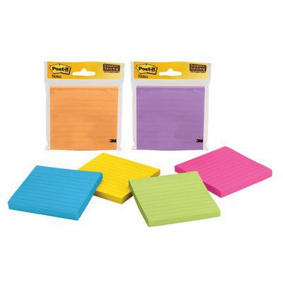 Image for POST-IT 4490-SSMX SUPER STICKY NOTES 90 SHEETS PER PAD 101 X 101MM ASSORTED NEON AND ULTRA from OFFICEPLANET OFFICE PRODUCTS DEPOT