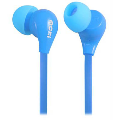Image for MOKI EARBUDS EARPHONES 45 DEGREE COMFORT BLUE from Ross Office Supplies Office Products Depot