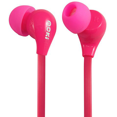 Image for MOKI EARBUDS EARPHONES 45 DEGREE COMFORT PINK from Office Products Depot