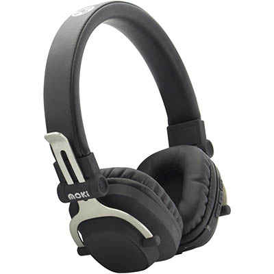 Image for MOKI EXO BLUETOOTH HEADPHONES DOUBLE BLACK from Margaret River Office Products Depot