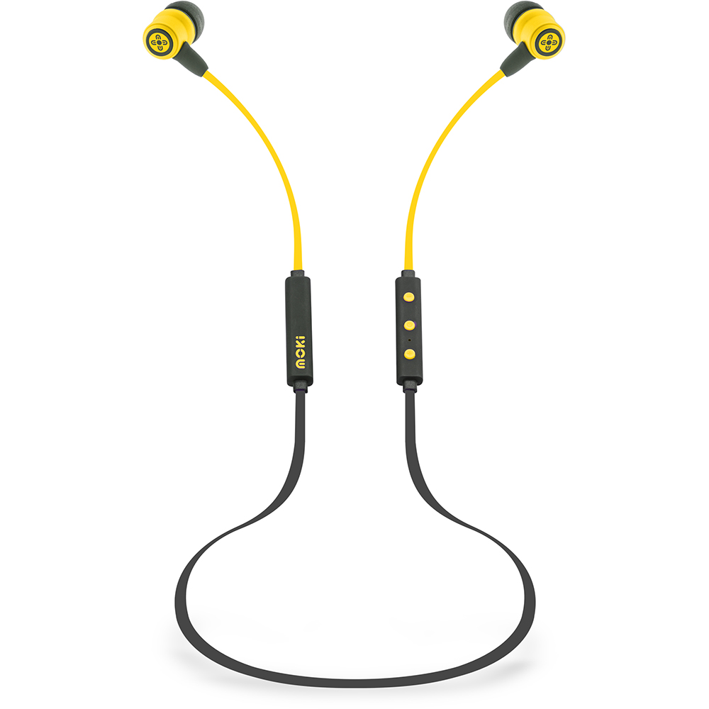 Image for MOKI FREESTYLE BLUETOOTH EARPHONES YELLOW from MOE Office Products Depot Mackay & Whitsundays