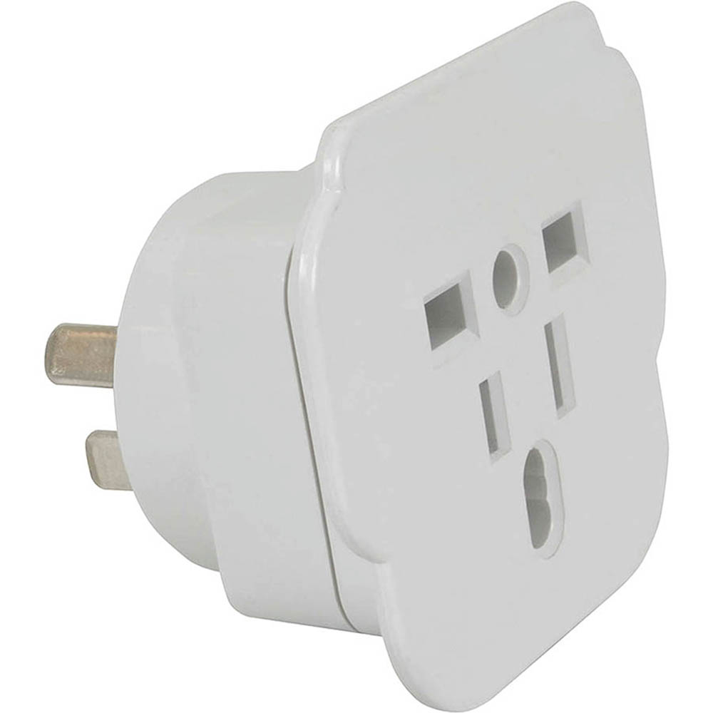 Image for MOKI AU/NZ UNIVERSAL TRAVEL ADAPTOR WHITE from Total Supplies Pty Ltd