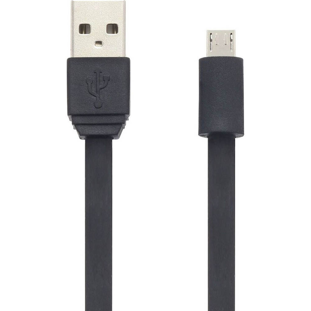 Image for MOKI SYNCHARGE CABLE USB-A TO MICRO USB 3M BLACK from Ross Office Supplies Office Products Depot