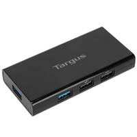 targus 7-port hub usb-a 3.0 with fast charging black