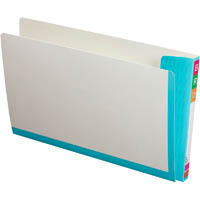 avery 165715 fullvue shelf lateral file 30mm gusset light blue tab and spine foolscap box 100