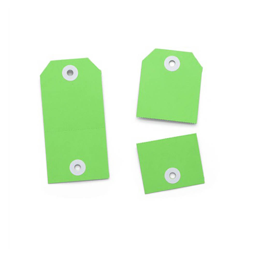 Image for AVERY PERFORATED TAGS 2 IN 1 54 X 108MM GREEN PACK 100 from MOE Office Products Depot Mackay & Whitsundays