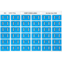avery 43320 lateral file label side tab colour code t 25 x 38mm blue pack 180