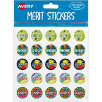 avery 698009 merit stickers captions 3 pack 300