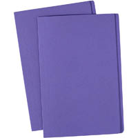avery 81592 manilla folder foolscap purple box 100